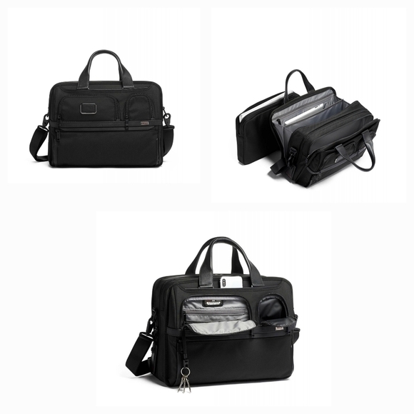 TUMI Alpha 3 Expandable Organizer Laptop‎ Brief